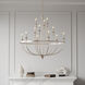 Emery 12 Light 40.2 inch Brushed Nickel Chandelier Ceiling Light